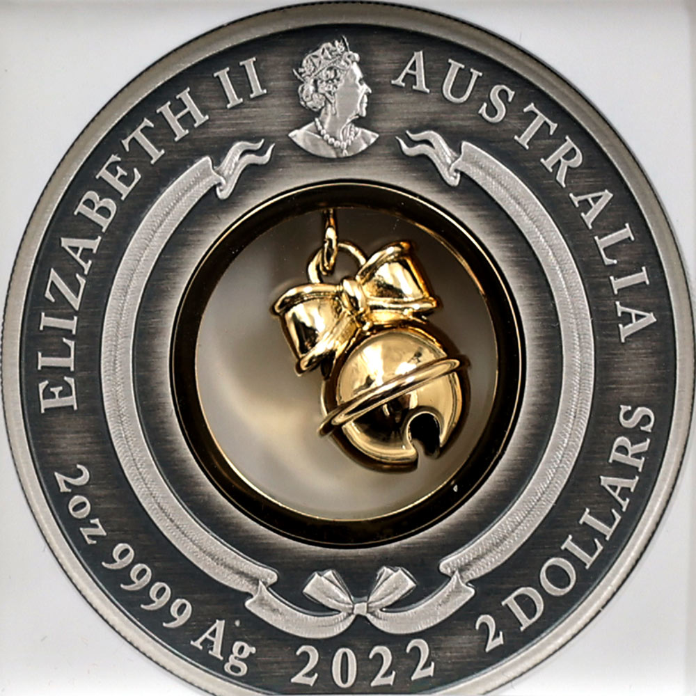 2022 �������ȥ�ꥢ ���󥰥�٥� 2�ɥ� ���顼��� 2���� ���å����㡼���� ����ƥ������ž夲 NGC MS 70 ANTIQUED ER ������ �ǹ���� ����̤������ ��Ȣ��