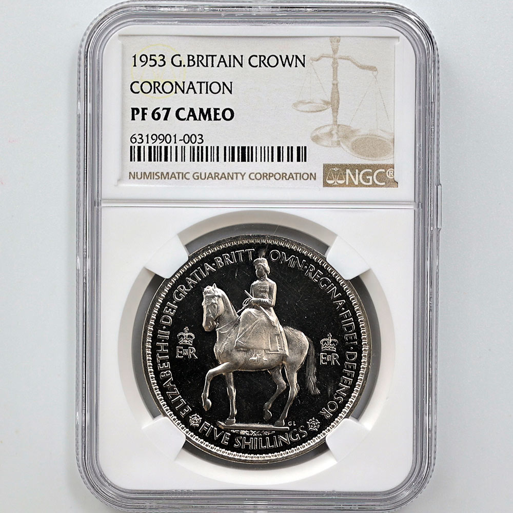 �������� 1953 �ѹ� �״��� 1���饦�� ��Ƽ�� �ץ롼�� NGC PF 67 CAMEO ����̤������ �ڥݥ���ȡ������ݥ������оݳ���