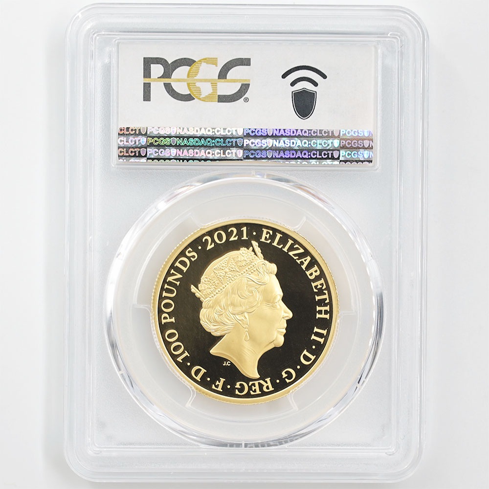 �������� 2021 �ѹ� ����Υߥ塼������� �����ա� 100�ݥ�� ��� 1���� �ץ롼�� PCGS PR 70 DCAM �ǹ���� ����̤������ ��Ȣ�� �����ꥹ ��ߡڥݥ���ȡ������ݥ������оݳ���