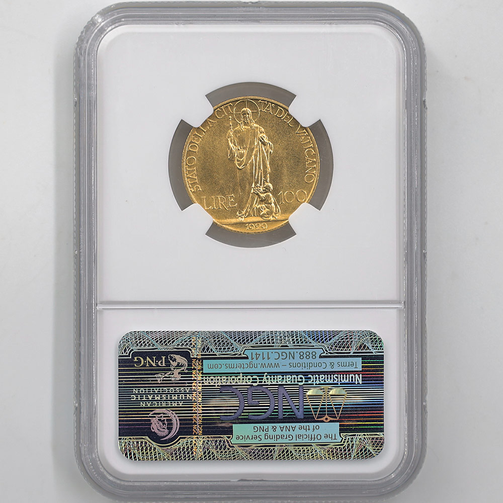 ��Ƥ�� �������� 1929 �����ꥢ �Х�����Թ� �ԥ���11�� 100��� ��� NGC MS 66 ��ǹ���� ����̤�����ʡڥݥ���ȡ������ݥ������оݳ���