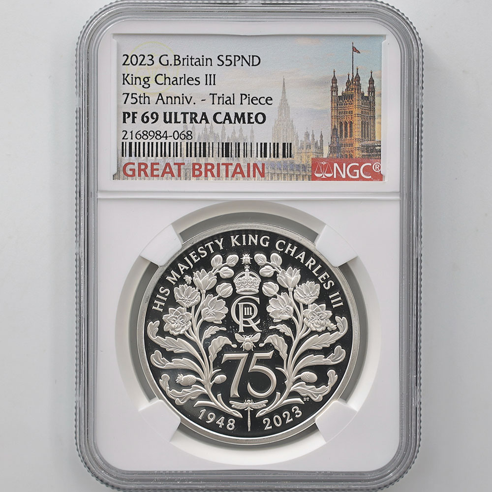 ����� 2023 �ѹ� ���㡼�륺3�� ����75��ǯ��ǰ 5�ݥ�� ��� �ץ롼�� NGC PF 69 UC �ǹ���� ����̤������ ��Ȣ�� �����ꥹ ��� ������1��Τ�