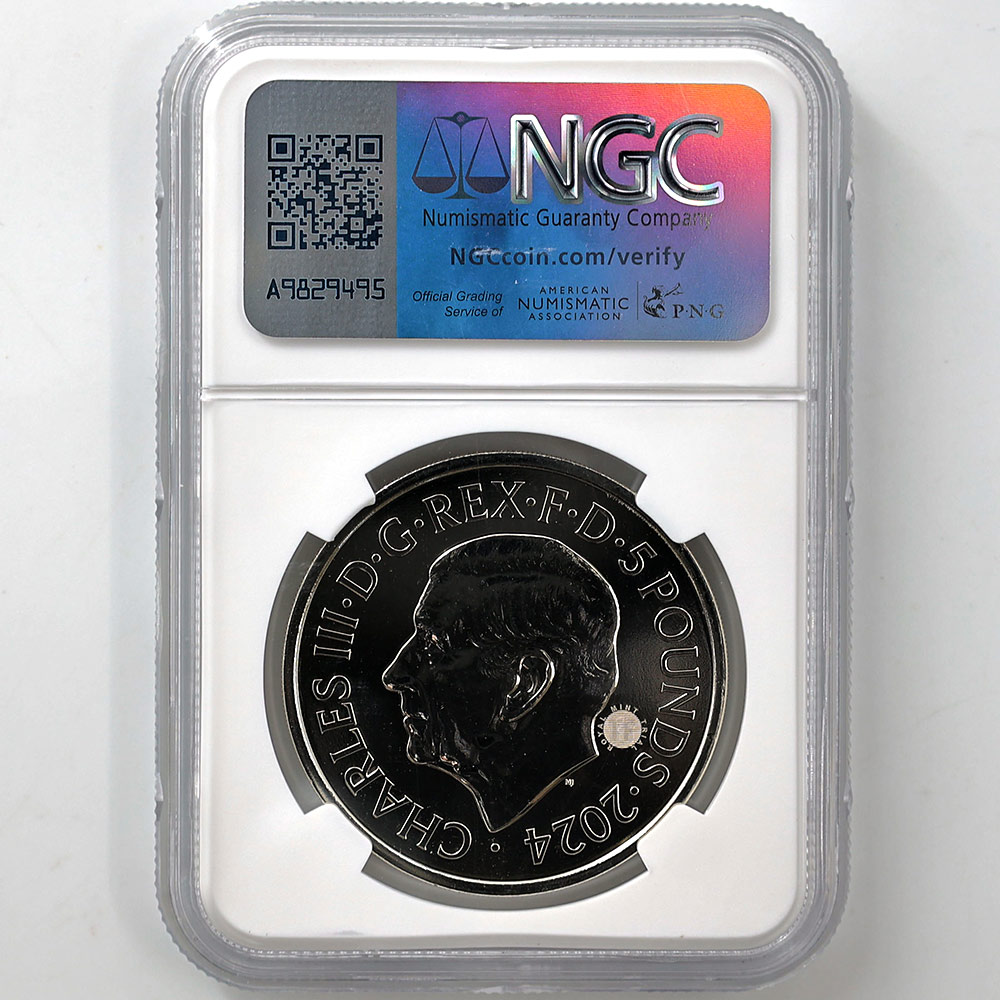 ����� 2024 �ѹ� �Хå��󥬥���� 5�ݥ�� ��Ƽ�� NGC MS 69 DPL �ǹ���� ����̤������ ��Ȣ�� ������1��Τ�