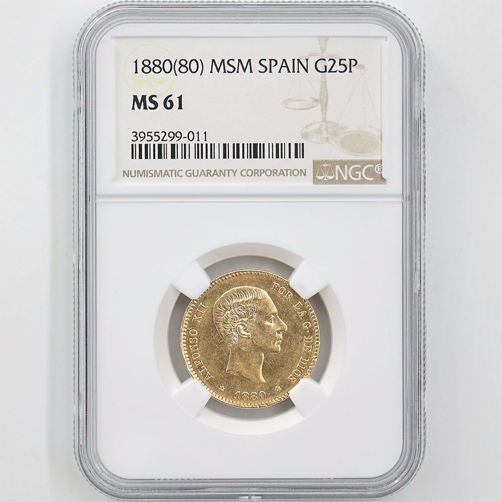 ��α�� �������� 1880 ���ڥ��� ����ե���12�� 25�ڥ��� ��� NGC MS 61 ̤�����ʡڥݥ���ȡ������ݥ������оݳ���