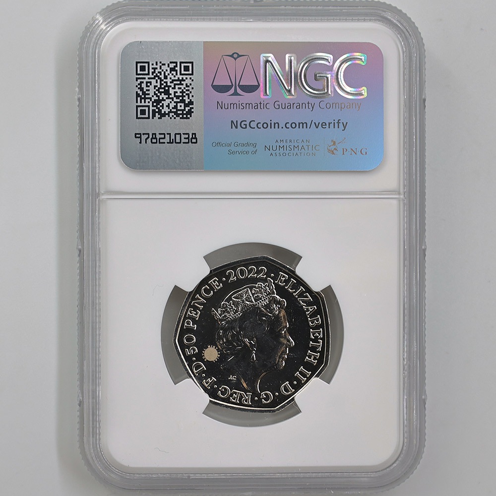 ����� 2022 �ѹ� BBC��Ω100��ǯ 50�ڥ� ��Ƽ�� NGC MS 69 DPL �ǹ���� ����̤������ ��Ȣ�� ������1��Τ�