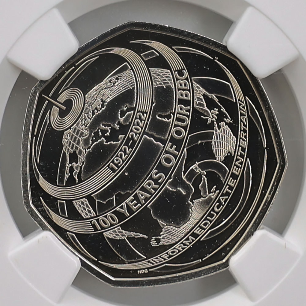 ����� 2022 �ѹ� BBC��Ω100��ǯ 50�ڥ� ��Ƽ�� NGC MS 69 DPL �ǹ���� ����̤������ ��Ȣ�� ������1��Τ�