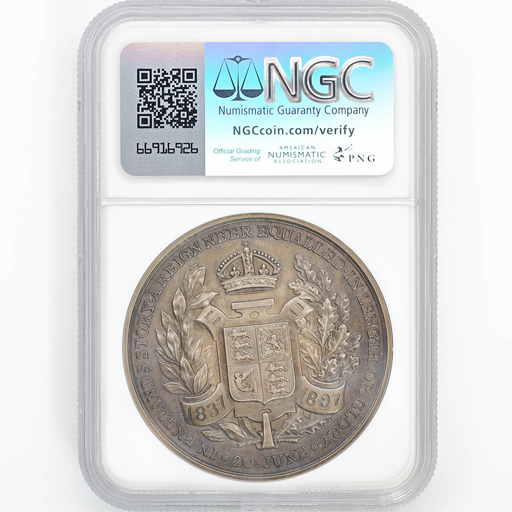 1897 �ѹ� �������ȥꥢ¨��60��ǯ��ǰ ��������ɡ�����ӥ꡼ ������ NGC MS 65 MATTE �ǹ���� ̤���ѡ�����̤������