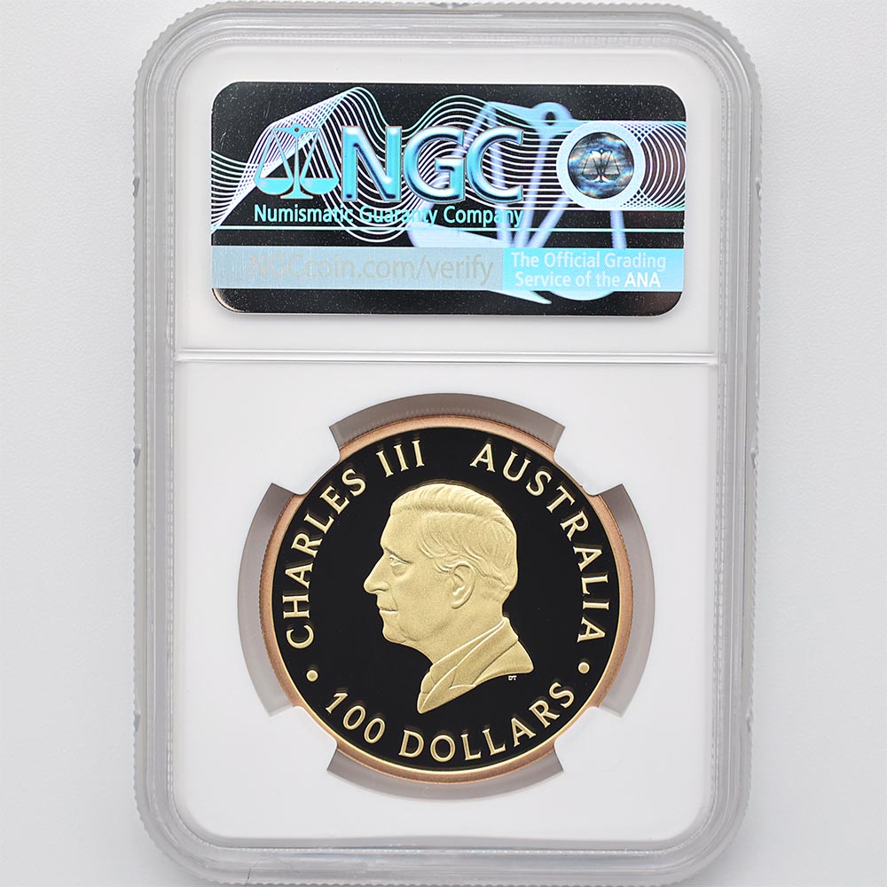 ������������ 2025 �������ȥ�ꥢ �����硼��ε�༣ 5���֥�� ��� 100��ɥ� ���å��ž夲 NGC PF 70 UC FDOI ������ �ʽ�������˺ǹ���� ����̤������ ��Ȣ��