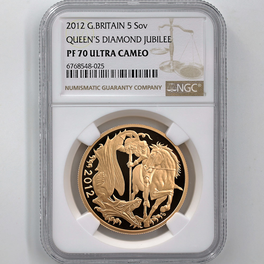 2012 �ѹ� ���ꥶ�٥�2�� ��������ɡ�����ӥ꡼ ���֥�� 5�ݥ�ɡ�5���֥��˶�� �ץ롼�� NGC PF 70 UC �ǹ���� ����̤������ ¨��60��ǯ��ǰ �����硼��ε�༣ �����ꥹ ���