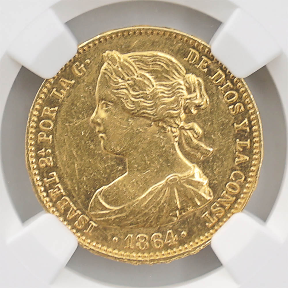 ��α�� �������� 1864 ���ڥ��� �ޥɥ�å� �����٥�2�� 100�쥢�� ��� NGC AU 58 �����ʡڥݥ���ȡ������ݥ������оݳ���