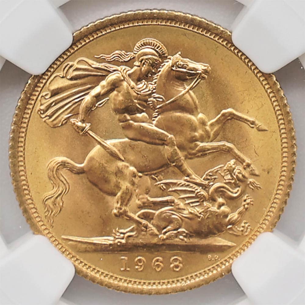 �������� 1968 �ѹ� ���ꥶ�٥�2�� ���֥�� 1�ݥ�� ��� NGC MS 66 ����̤������ �����硼��ε�༣ �ڥݥ���ȡ������ݥ������оݳ���