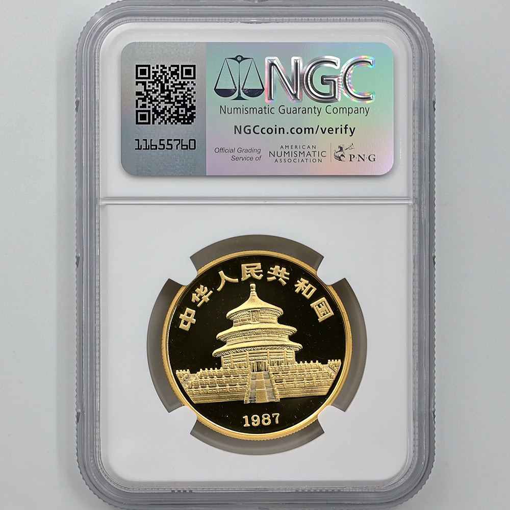 1987  ѥ 100  1 ץ롼 NGC PF 70 UC  ǹ ̤