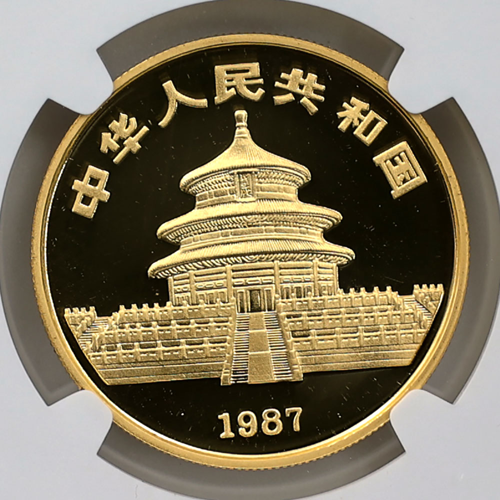 1987  ѥ 100  1 ץ롼 NGC PF 70 UC  ǹ ̤