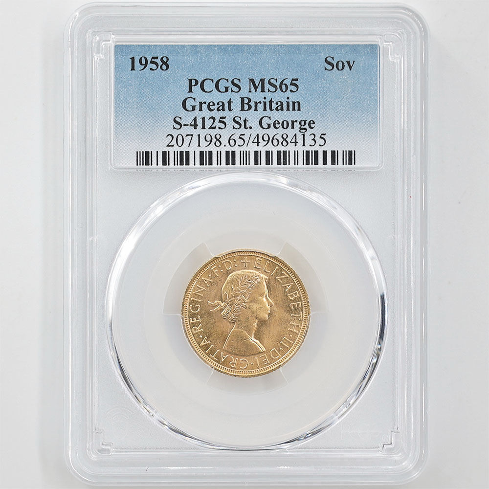 �������� 1958 �ѹ� ���ꥶ�٥�2�� ���֥�� 1�ݥ�� ��� ̤���� PCGS MS 65 ̤���ѡ�����̤������ �����硼��ε�༣ �ڥݥ���ȡ������ݥ������оݳ���