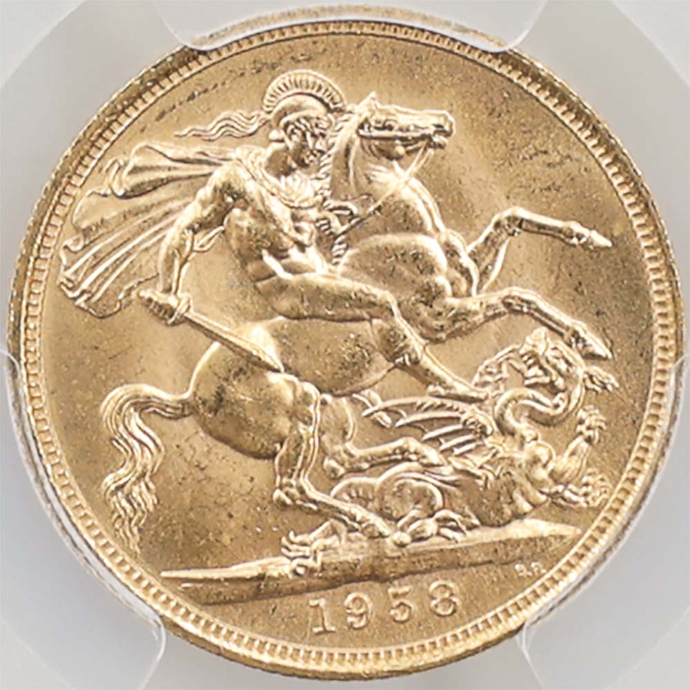 �������� 1958 �ѹ� ���ꥶ�٥�2�� ���֥�� 1�ݥ�� ��� ̤���� PCGS MS 65 ̤���ѡ�����̤������ �����硼��ε�༣ �ڥݥ���ȡ������ݥ������оݳ���