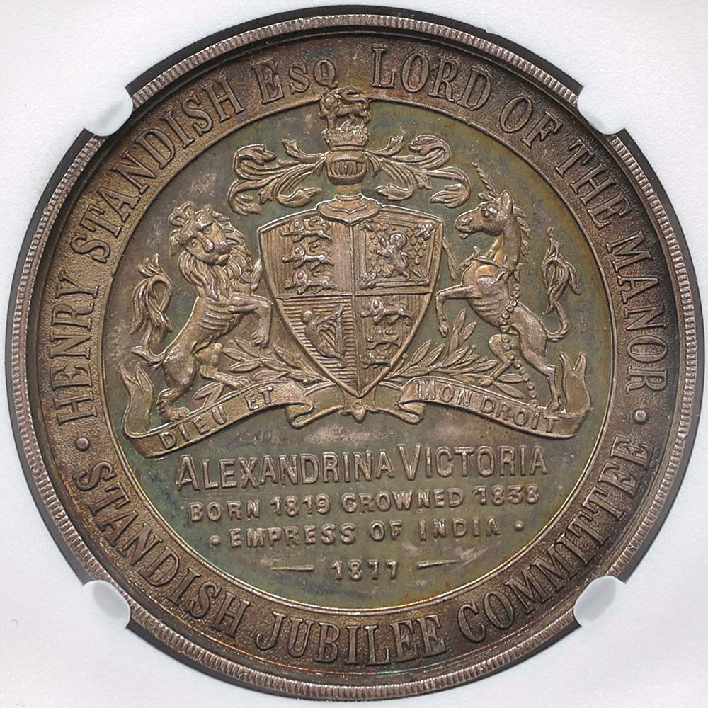 1887 �ѹ� �������ȥꥢ¨��50��ǯ��ǰ ������ǥ󡦥���ӥ꡼ ������ NGC MS 62 ��̤������