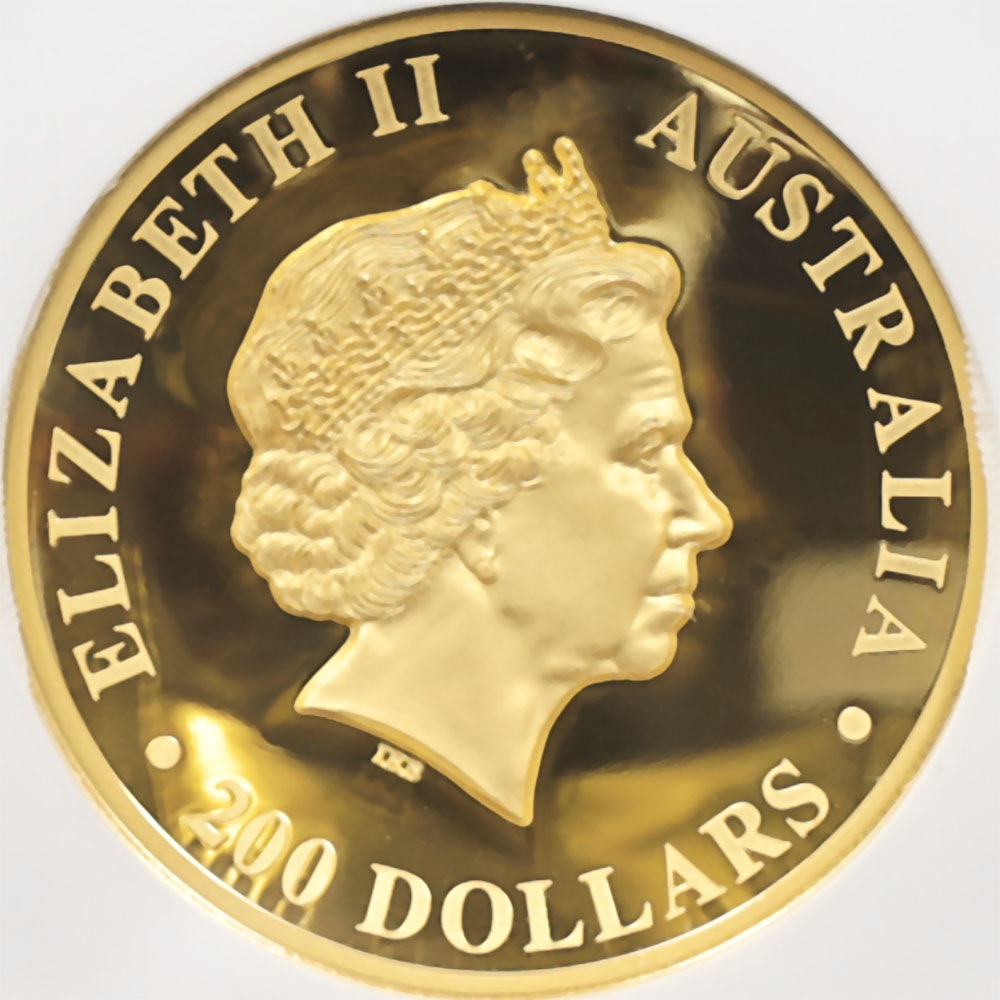 �������� 2018 �������ȥ�ꥢ �ϥ���꡼�� ���ʥ����̥亮 200��ɥ� ��� 2���� �ץ롼�� NGC PF 69 UC ��ǹ���� ����̤������ ��Ȣ�� �����å��ơ��륤������ڥݥ���ȡ������ݥ������оݳ���