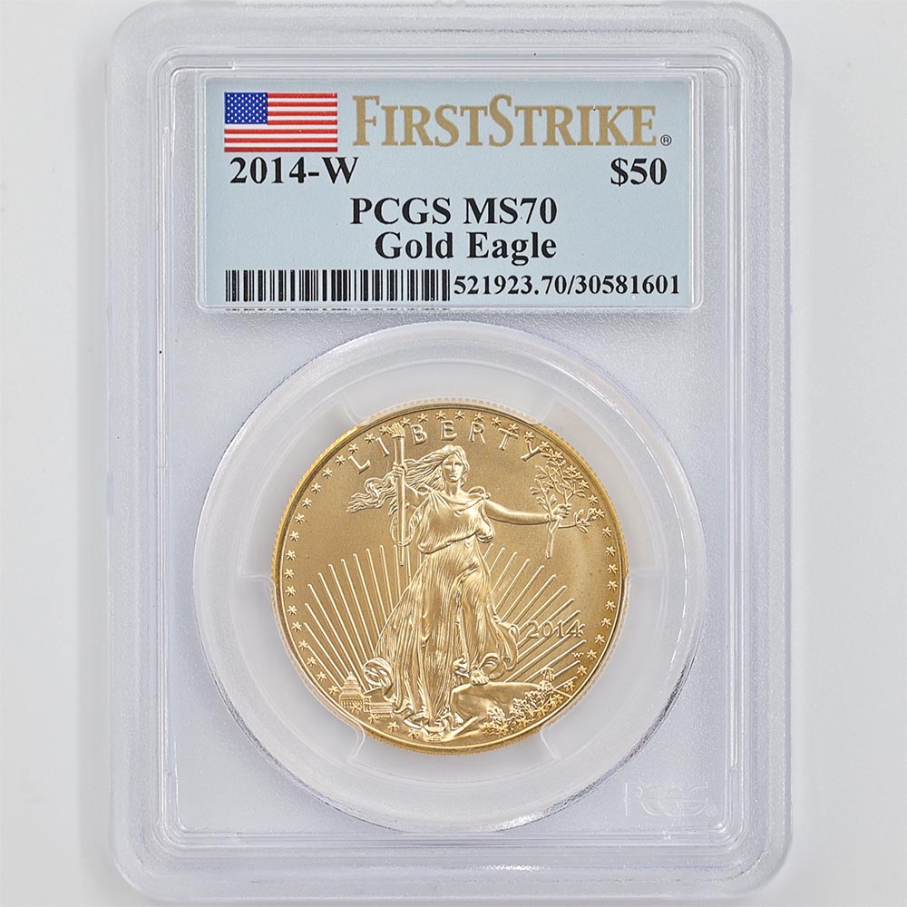 �������� 2014 ����ꥫ ������ɥ������� 50�ɥ� ��� 1���� ̤���� PCGS MS 70 FS ������ �ǹ���� ����̤������ �ڥݥ���ȡ������ݥ������оݳ���
