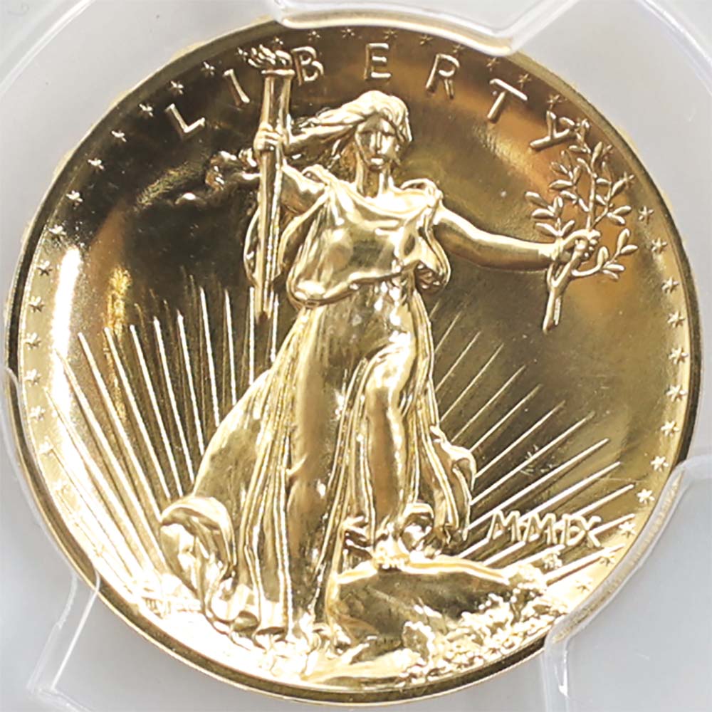 2009 ����ꥫ ����ȥ�ϥ���꡼�� ���֥륤������ 20�ɥ� ��� 1���� ̤���� PCGS MS 70 �ǹ���� ����̤������