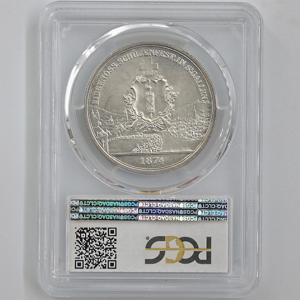  1874  Ϣˮͷ 󥯥ȡ  5ե  PCGS MS 65 ̤ѡ̤ʡڥݥȡݥоݳ