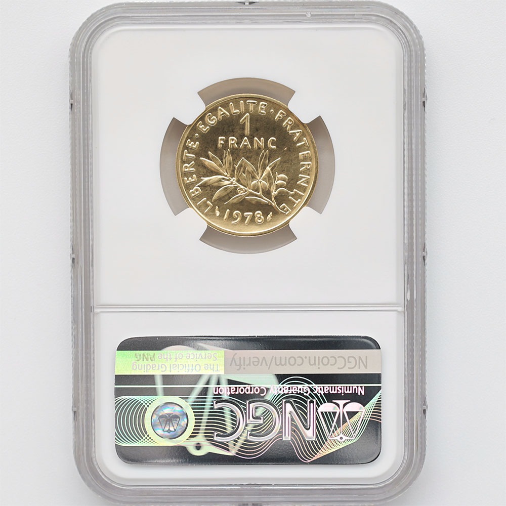 1978 �ե�� ��򼬤����� 1�ե�� �ԥ��ե��� ��� �ץ롼�� NGC PF 68  ����̤������