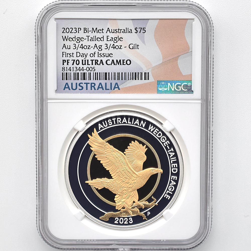 2023 �������ȥ�ꥢ ���ʥ����̥亮 75��ɥ� �Х��᥿��� 1.5���� �ץ롼�� NGC PF 70 UC FDOI ������ �ʽ�������� �ǹ���� ����̤������ ��Ȣ�� �����å��ơ��륤������