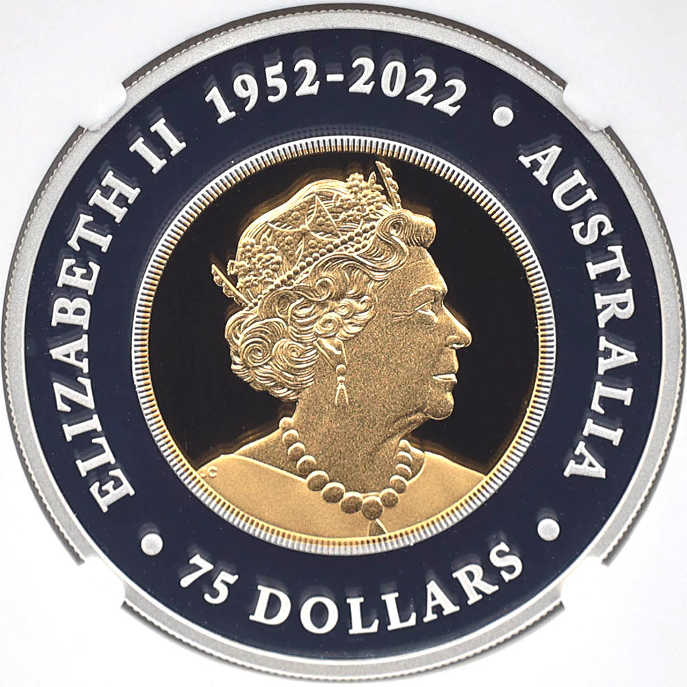 2023 �������ȥ�ꥢ ���ʥ����̥亮 75��ɥ� �Х��᥿��� 1.5���� �ץ롼�� NGC PF 70 UC FDOI ������ �ʽ�������� �ǹ���� ����̤������ ��Ȣ�� �����å��ơ��륤������