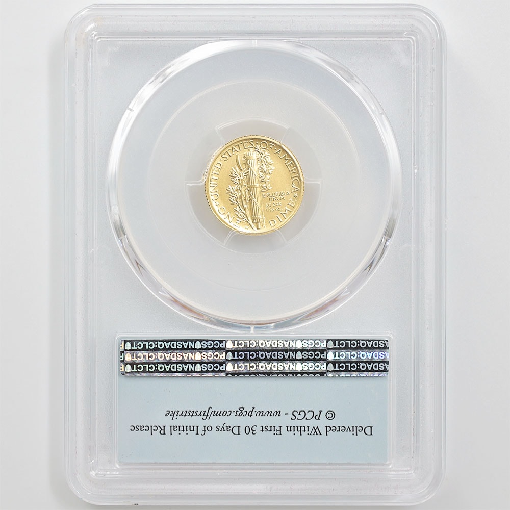 �������� 2016 ����ꥫ �ޡ�����꡼������ 100��ǯ��ǰ 10 ����� ���  1/10 ���� ̤���� PCGS SP 70 FS ������ �ǹ���� ����̤������