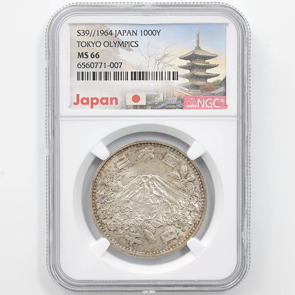 1964 ���� ��������ԥå��������ǰ ��߶�� NGC MS66 ����̤������ 1000�� ��ʾ �Ų� ��ǰ������ ����39ǯ
