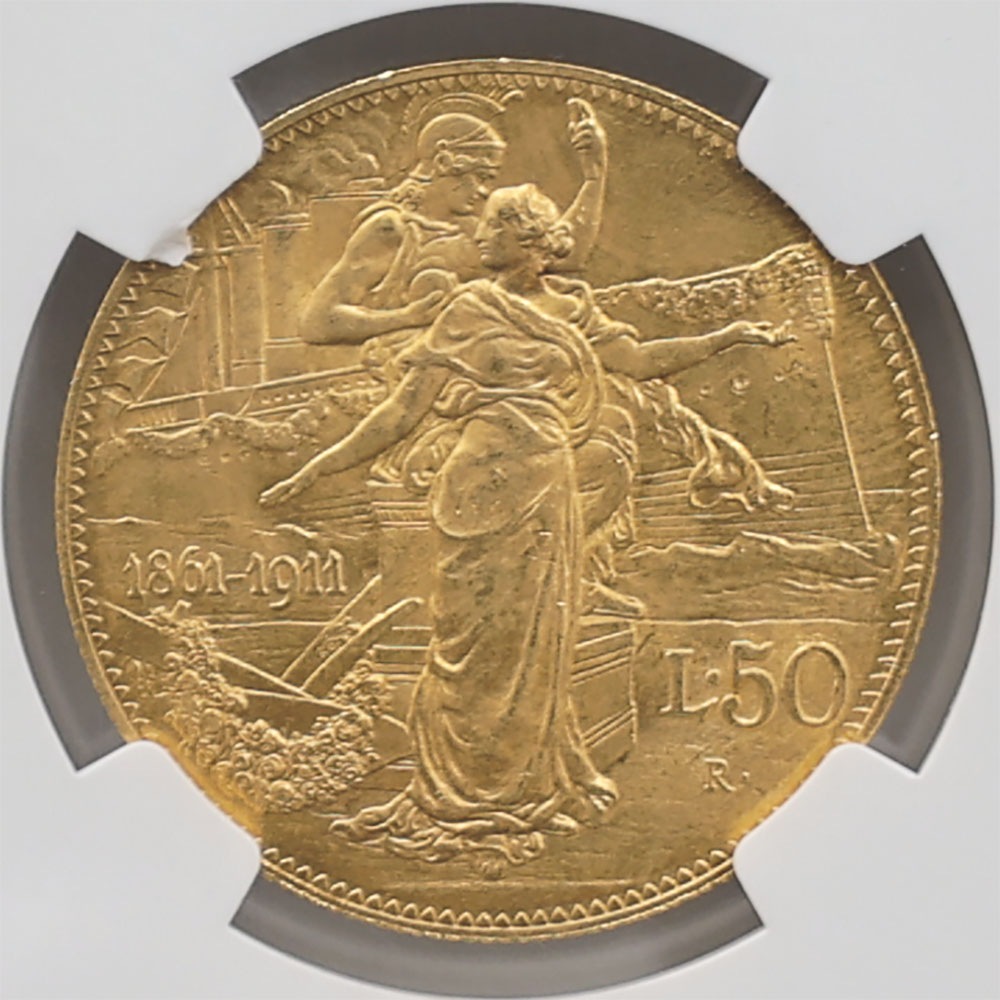 �������� 1911 �����ꥢ �����åȥꥪ�����ޥ̥�����3�� ����50��ǯ��ǰ 50��� ��� NGC MS 65 �ǹ���� ̤���ѡ�����̤�����ʡڥݥ���ȡ������ݥ������оݳ���
