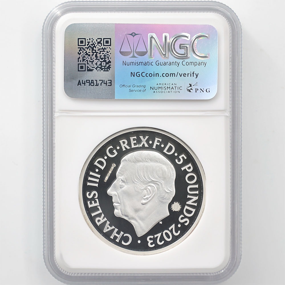 ����� 2023 �ѹ� ���㡼�륺3�� ����75��ǯ��ǰ 5�ݥ�� �ԥ��ե��� ��� �ץ롼�� NGC PF 69 UC �ǹ���� ����̤������ ��Ȣ�� �����ꥹ ��� ������1��Τ�