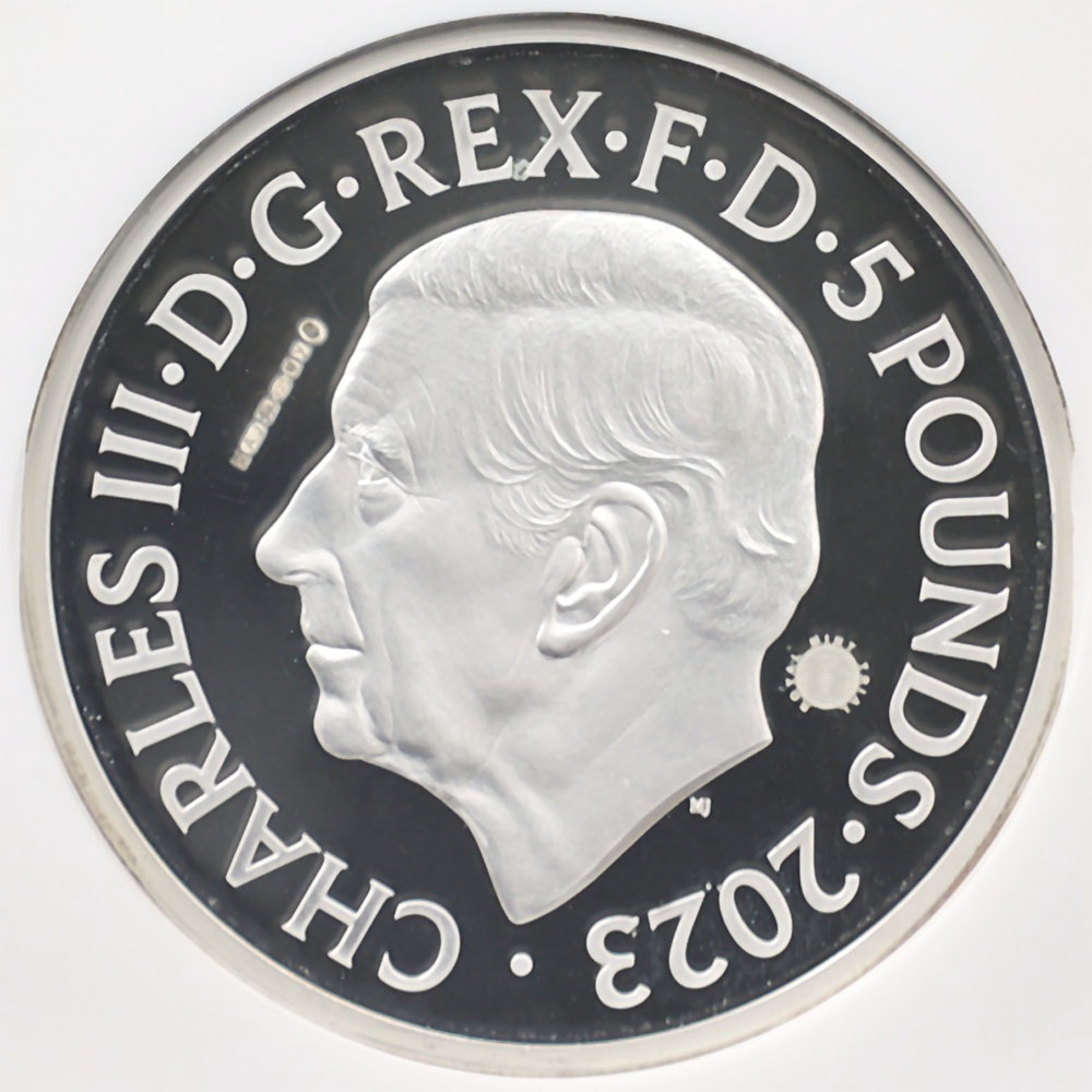 ����� 2023 �ѹ� ���㡼�륺3�� ����75��ǯ��ǰ 5�ݥ�� �ԥ��ե��� ��� �ץ롼�� NGC PF 69 UC �ǹ���� ����̤������ ��Ȣ�� �����ꥹ ��� ������1��Τ�