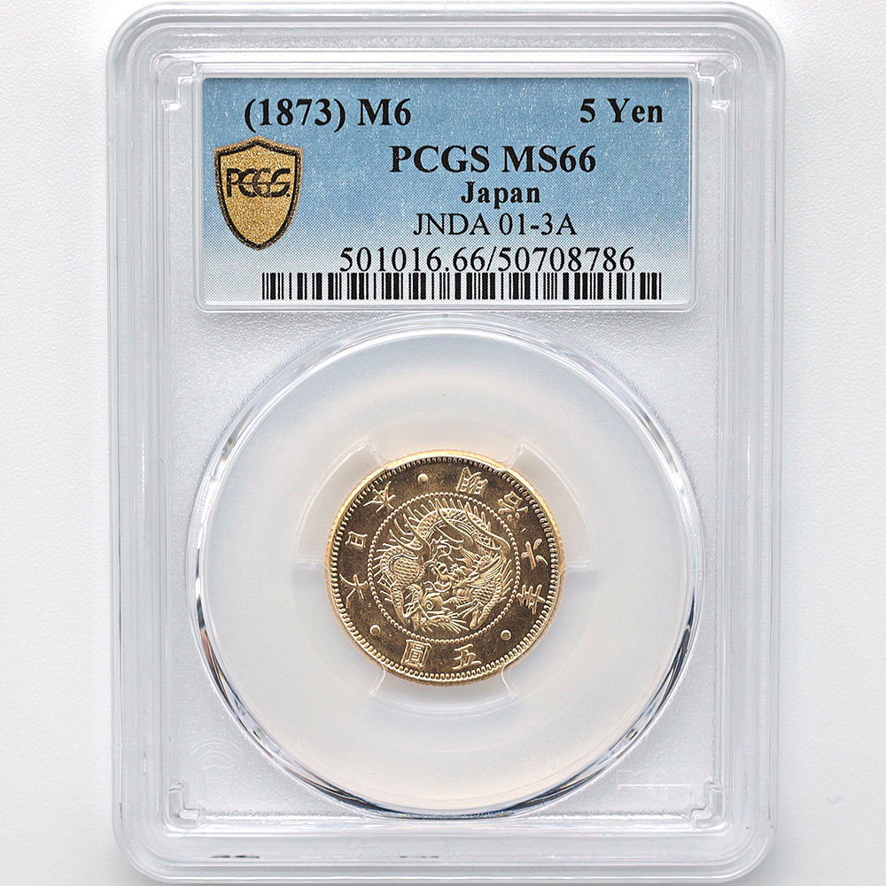 1873 ���� ����6ǯ 5�߶�� ̤���� PCGS MS 66 ����̤������ ��5�߶��(�̾�) ������