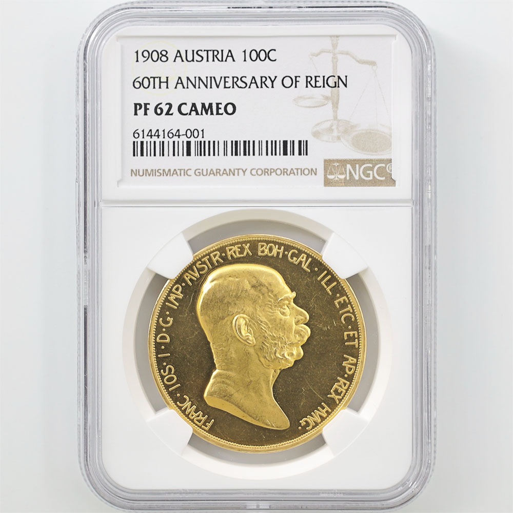  1908 ȥꥢ ν 100   NGC PF 62 CA եġ衼1 ¨60ǯǰ