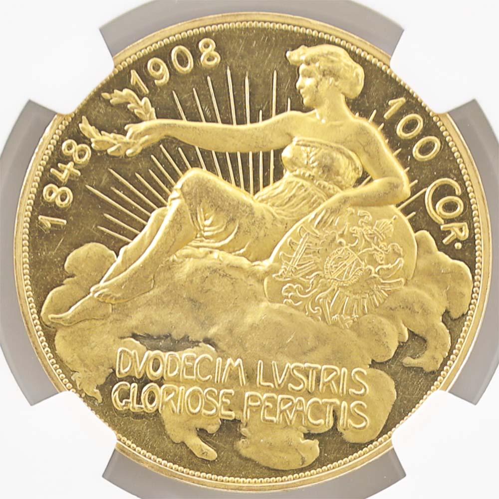 �������� 1908 �������ȥꥢ ����ν��� 100������ ���  NGC PF 62 CA �ե��ġ��衼����1�� ¨��60��ǯ��ǰ