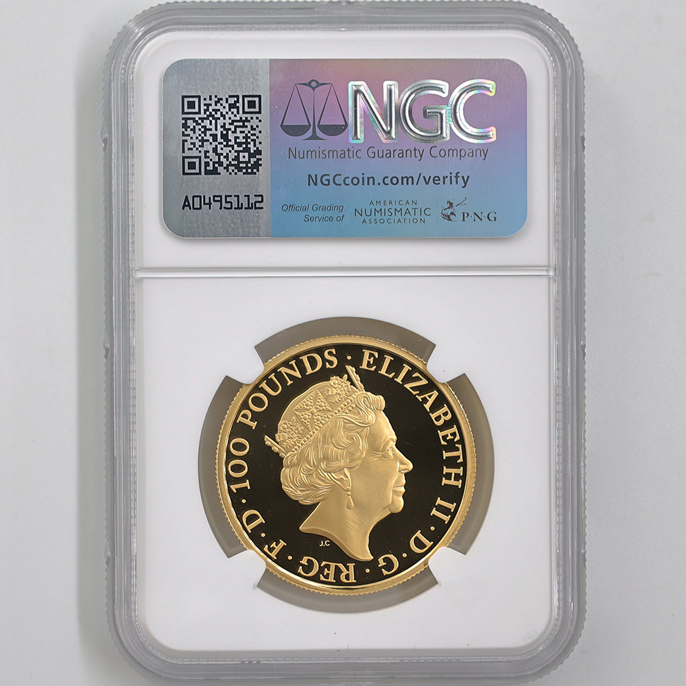 2017 �ѹ� ��Ϥνå��쥯����� ���󥰥��ɤΥ饤���� 100�ݥ�� ��� 1���� �ץ롼�� NGC PF 70 UC �ǹ���� ����̤������ ��Ȣ�� �����ꥹ ���