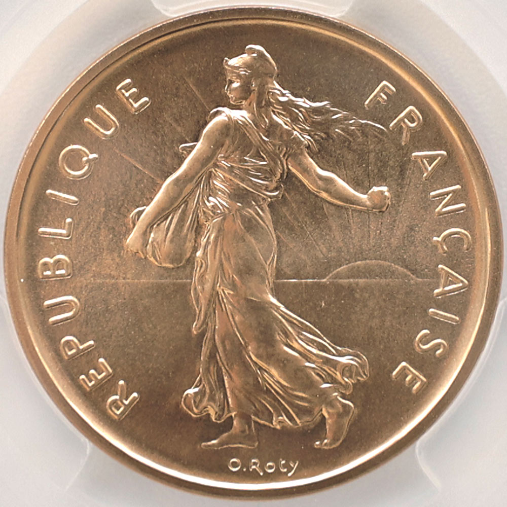 ͽ��� 1972 �ե�� ��򼬤����� 5�ե�� �ԥ��ե��� ��� PCGS SP 69 �ǹ���� ����̤������