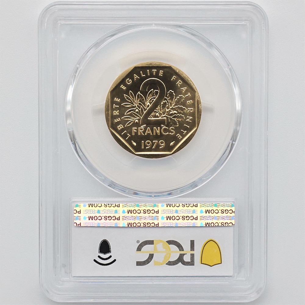 1979 �ե�� ��򼬤����� 2�ե�� �ԥ��ե��� ��� PCGS SP 68 ����̤������