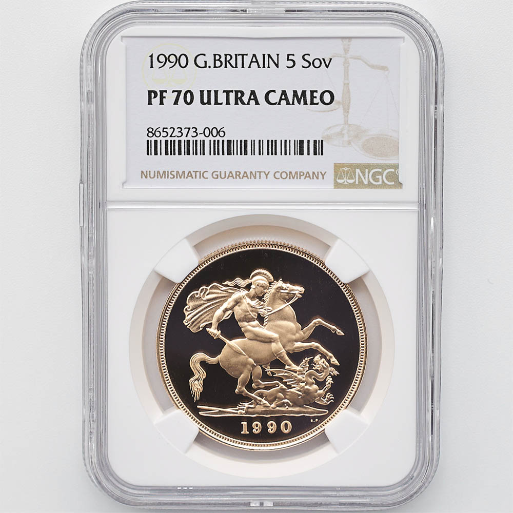 1990 �ѹ� ���ꥶ�٥�2�� ���֥�� 5�ݥ�� ��5���֥��� ��� �ץ롼�� NGC PF 70 UC �ǹ���� ����̤������ �����硼��ε�༣ �����ꥹ ���