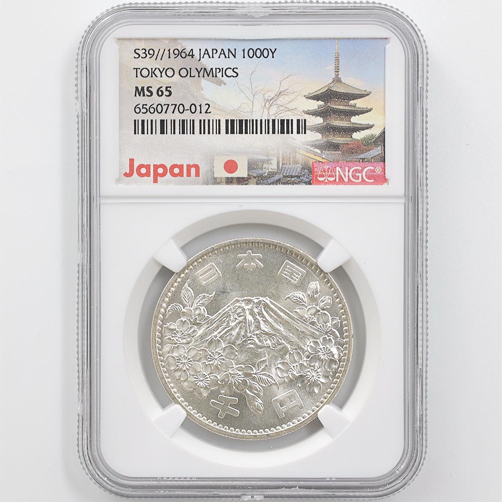 1964 ���� ��������ԥå��������ǰ ��߶�� NGC MS65 ̤���ѡ�����̤������ 1000�� ��ʾ �Ų� ��ǰ������ ����39ǯ
