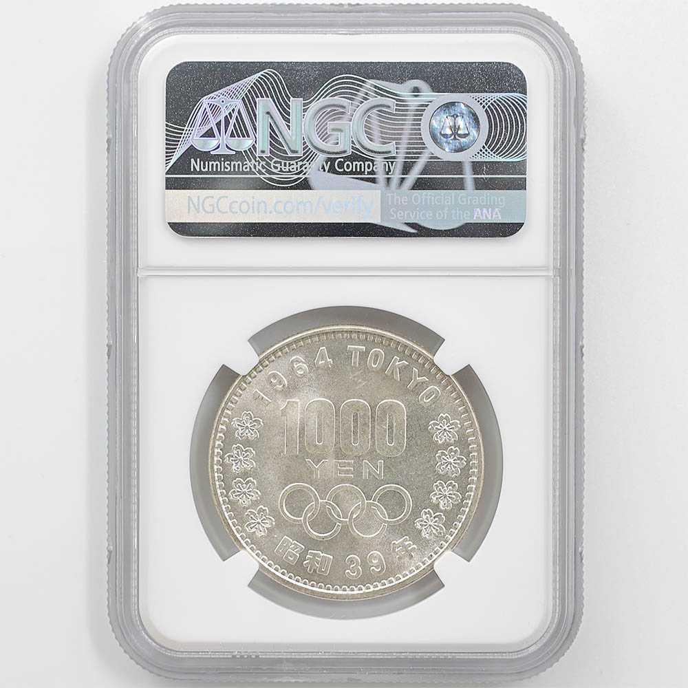 1964 ���� ��������ԥå��������ǰ ��߶�� NGC MS65 ̤���ѡ�����̤������ 1000�� ��ʾ �Ų� ��ǰ������ ����39ǯ