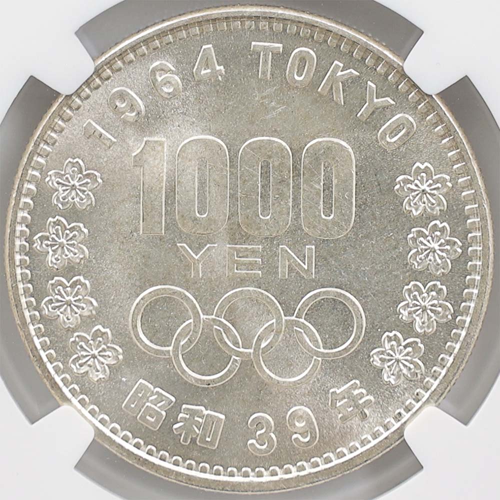 1964 ���� ��������ԥå��������ǰ ��߶�� NGC MS65 ̤���ѡ�����̤������ 1000�� ��ʾ �Ų� ��ǰ������ ����39ǯ