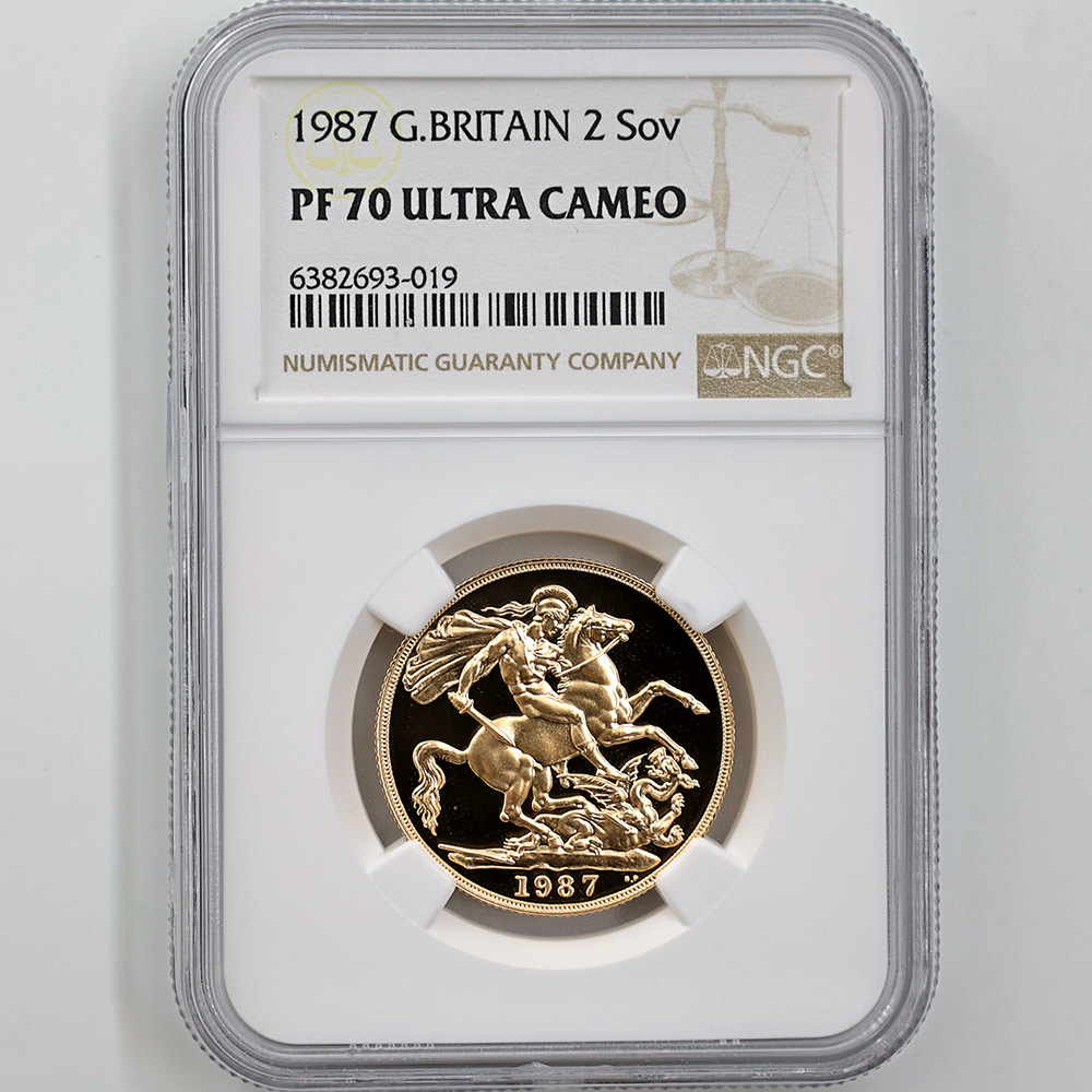 �������� 1987 �ѹ� ���ꥶ�٥�2�� ���֥�� 2�ݥ�ɡ�2���֥��˶�� �ץ롼�� NGC PF 70 UC �ǹ���� ����̤������ �����硼��ε�༣�ڥݥ���ȡ������ݥ������оݳ���