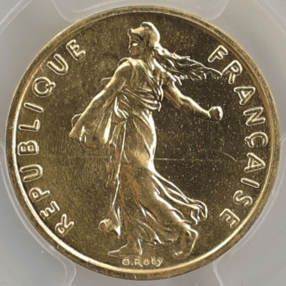 1975 �ե�� ��򼬤����� 1/2�ե�� �ԥ��ե��� ��� PCGS SP 68 �ǹ���� ����̤������