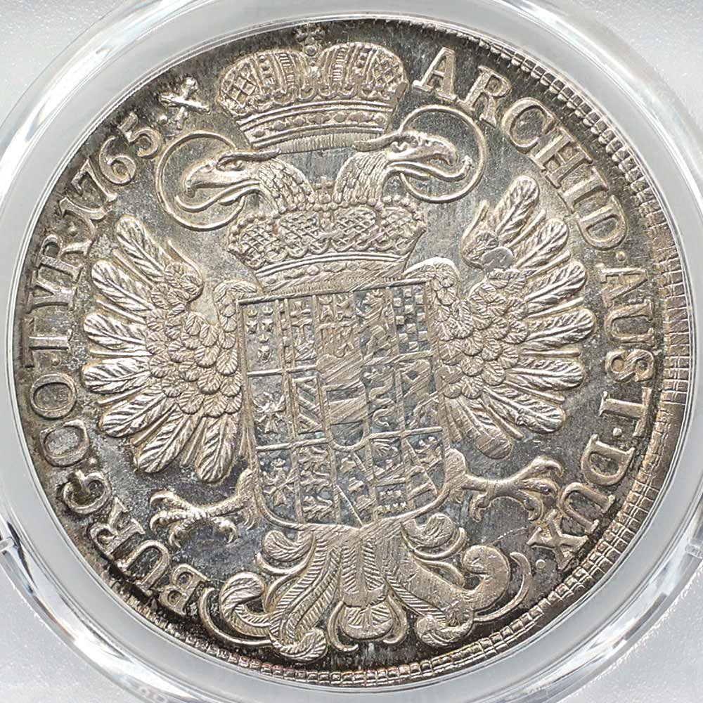 �������� 1765 �������ȥꥢ �ޥꥢ���ƥ쥸�� 1�����顼 ��� PCGS MS 63+ ��ǹ���� ̤�����ʡڥݥ���ȡ������ݥ������оݳ���
