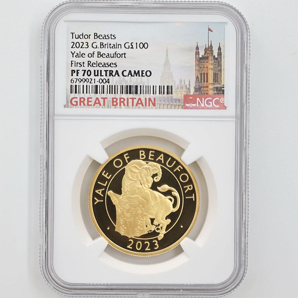 2023 �ѹ� �ƥ塼����ī����Ϥνå��쥯����� �ܡ��ե����ȤΥ����졼 100�ݥ�� ��� 1���� �ץ롼�� NGC PF 70 UC FR ������ �ǹ���� ����̤������ ��Ȣ�� �����ꥹ ���