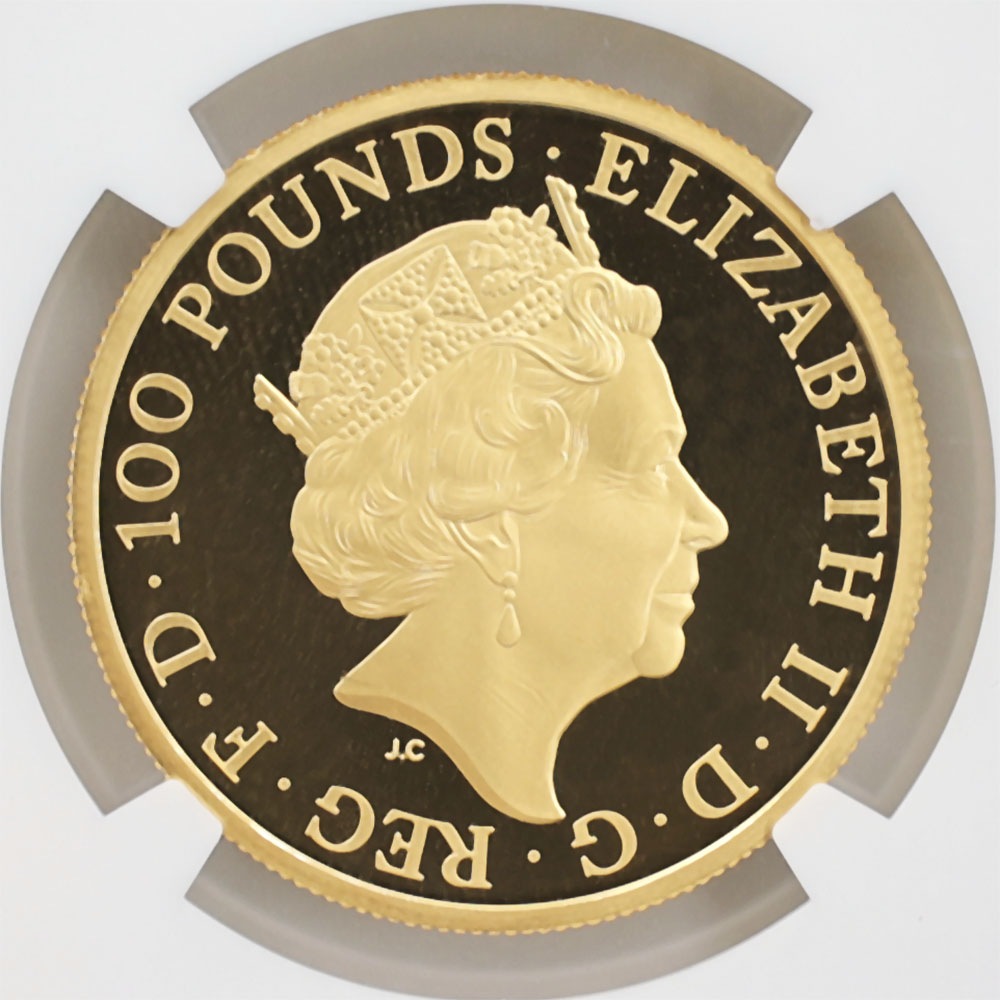 2023 �ѹ� �ƥ塼����ī����Ϥνå��쥯����� �ܡ��ե����ȤΥ����졼 100�ݥ�� ��� 1���� �ץ롼�� NGC PF 70 UC FR ������ �ǹ���� ����̤������ ��Ȣ�� �����ꥹ ���