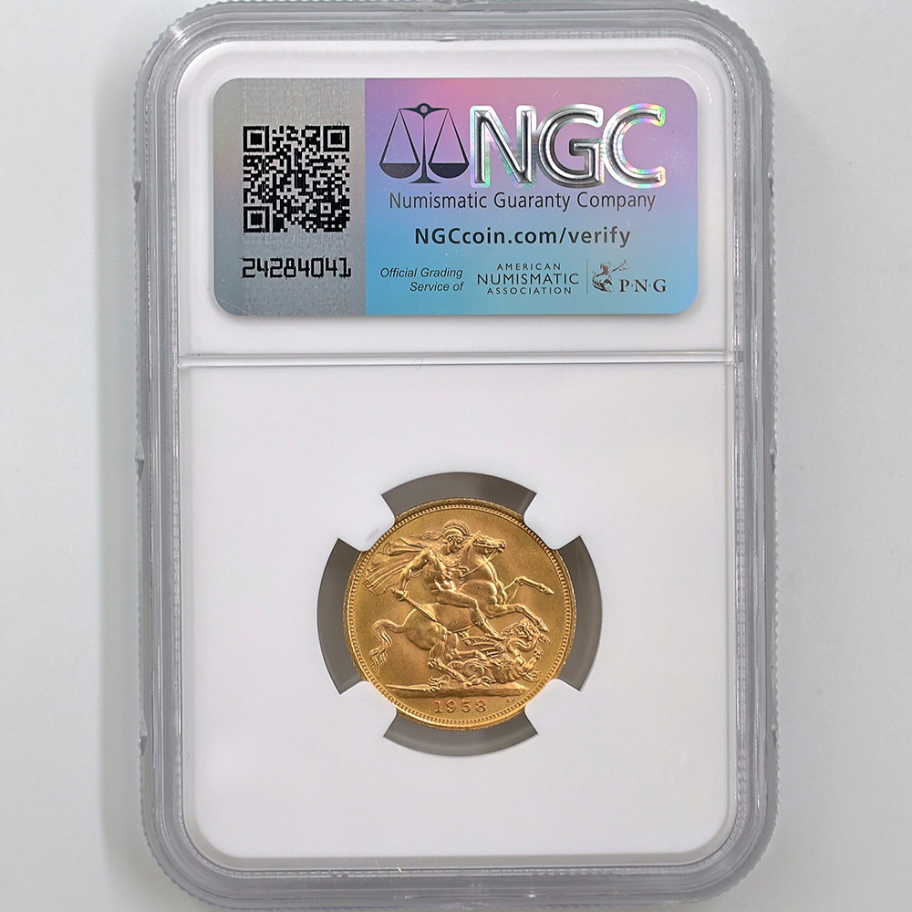 �������� 1958 �ѹ� ���ꥶ�٥�2�� ���֥�� 1�ݥ�� ��� ̤���� NGC MS 66 ����̤������ �����硼��ε�༣ �ڥݥ���ȡ������ݥ������оݳ���