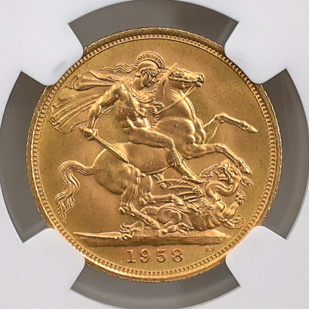 �������� 1958 �ѹ� ���ꥶ�٥�2�� ���֥�� 1�ݥ�� ��� ̤���� NGC MS 66 ����̤������ �����硼��ε�༣ �ڥݥ���ȡ������ݥ������оݳ���