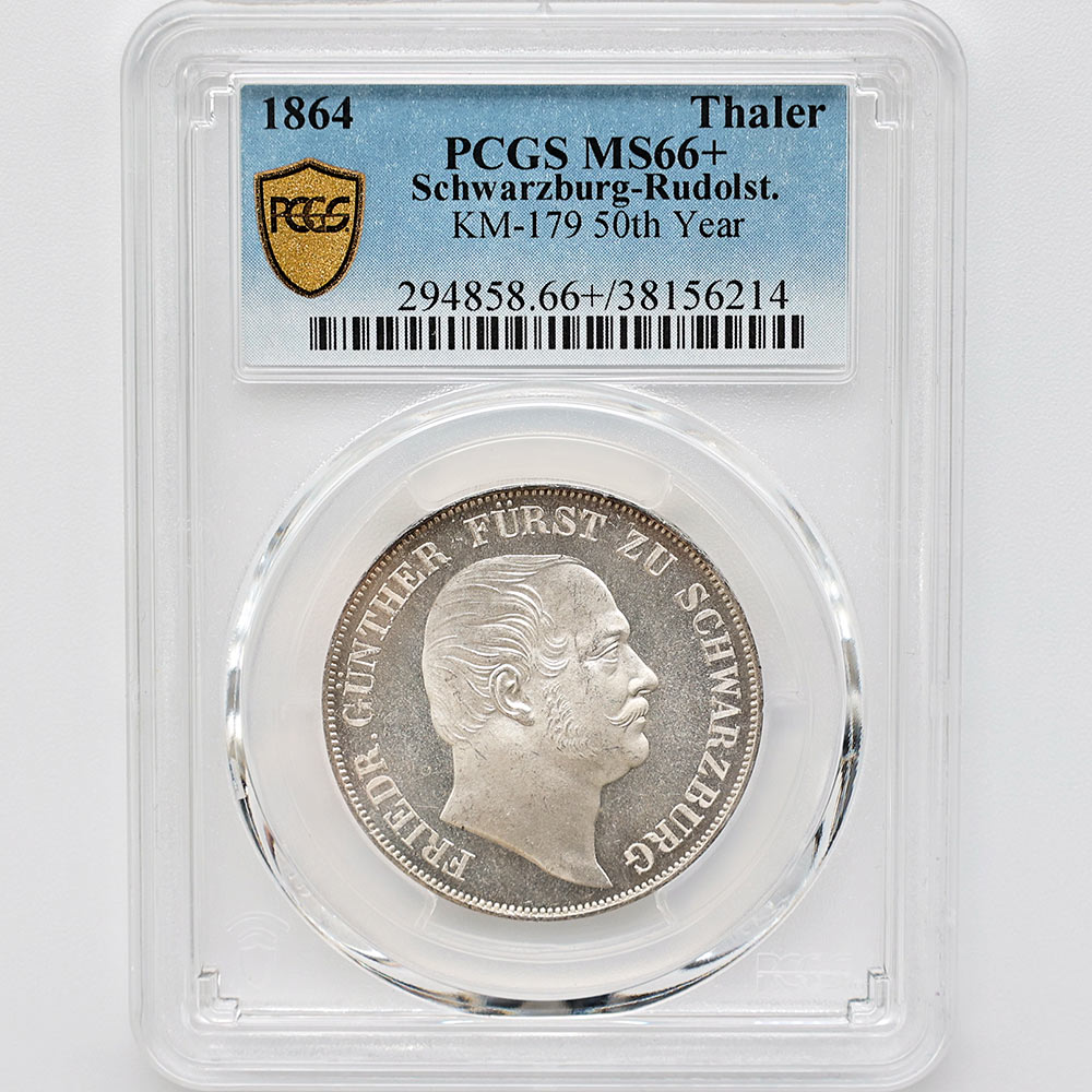 1864 �ɥ��� ���������ĥ֥륯��롼�ɥ륷�奿�å� �ե꡼�ɥ�ҡ�����󥿡� �߰�50��ǯ��ǰ ��� PCGS MS 66+ �ǹ���� ����̤������