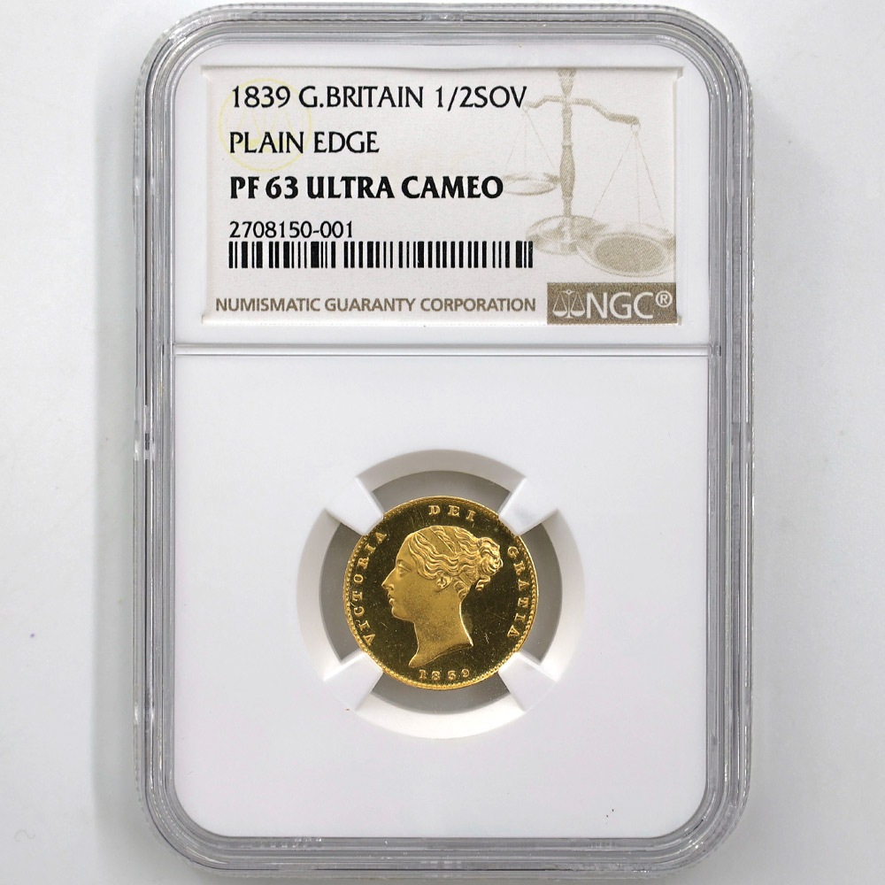 α  1839 ѹ ȥꥢ ץ졼󥨥å 1/2ݥ 1/2֥  ץ롼 NGC PF 63 UC ̤ ꥹ  ڥݥȡݥоݳ